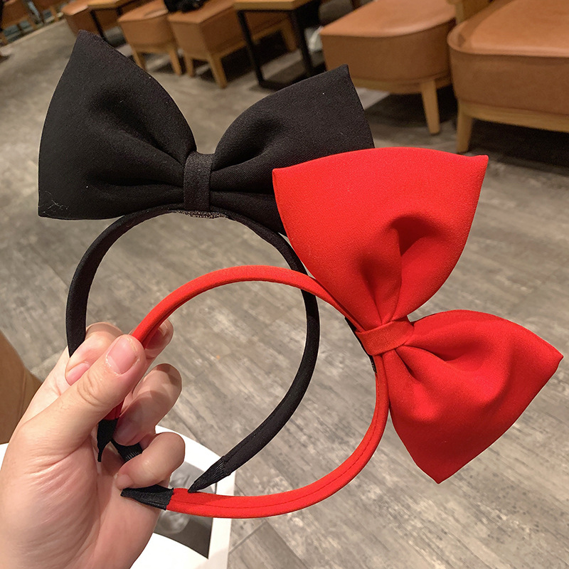 Cosplay Prop Bow - لطيف الفتيات الأحمر الكبير القوس عقال