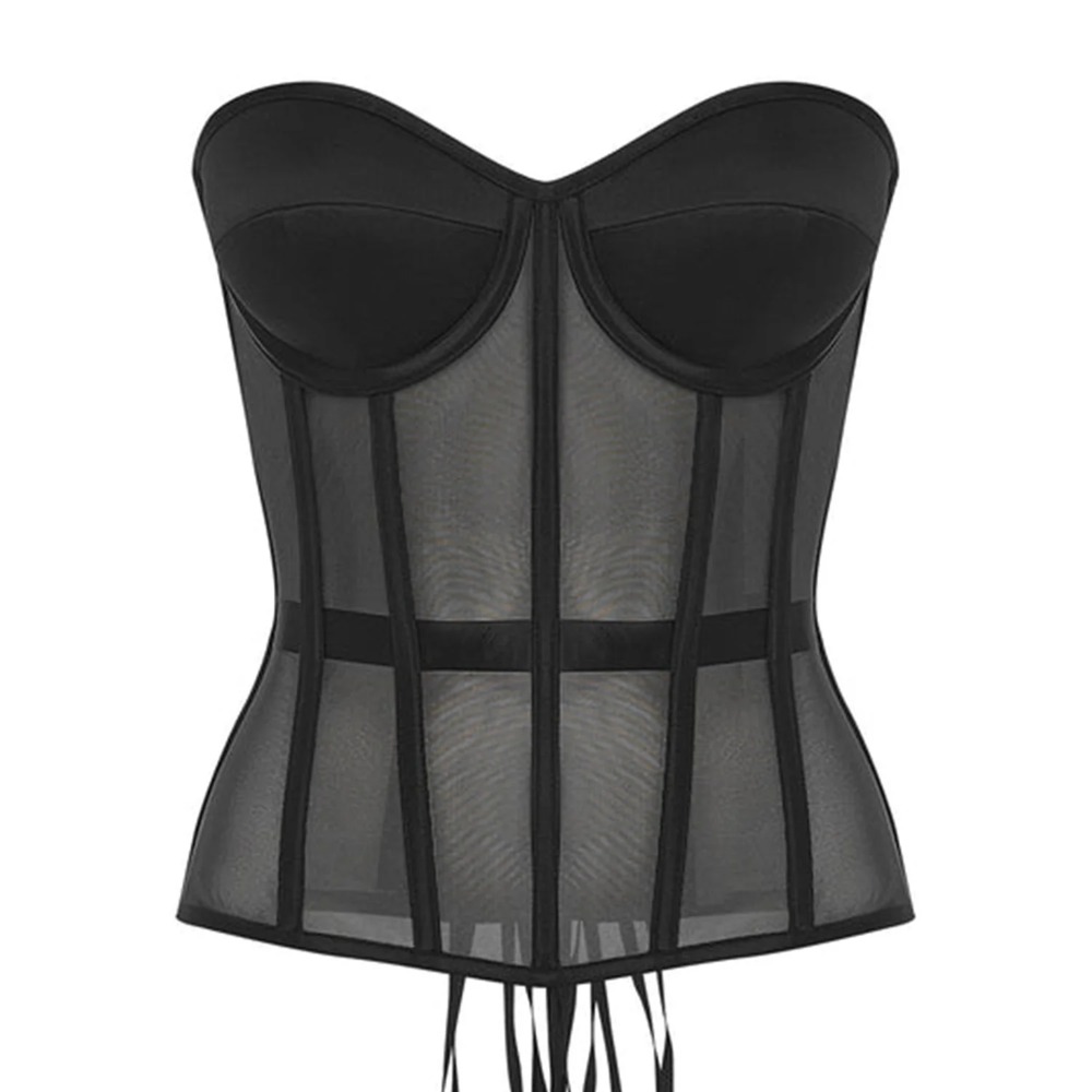 المرأة مشد بوستير القمم مثير ا - مراجعة Boning Corset Steel وسعره