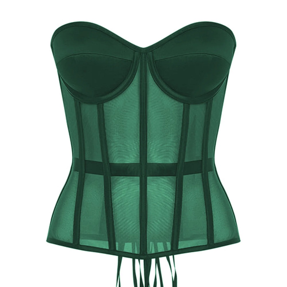 المرأة مشد بوستير القمم مثير ا - مراجعة Boning Corset Steel وسعره