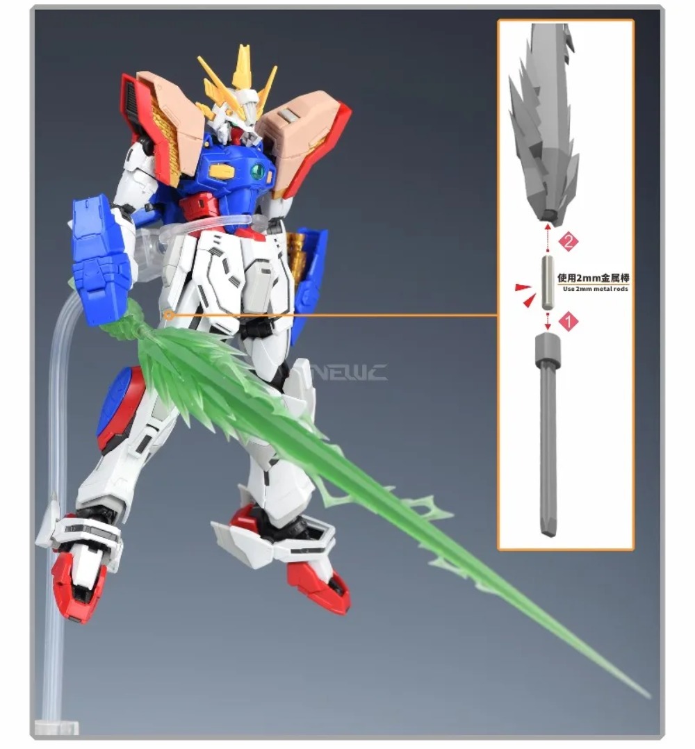 قطع غيار محسنة NewC 3D Light‑C - مراجعة Bandai Gundam Rg وسعره